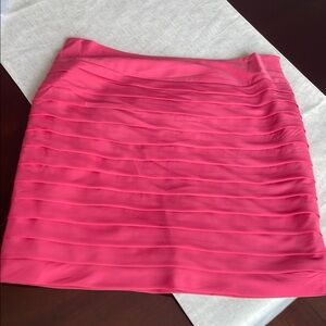 Merona Pink Ruched Pencil Mini Skirt Cocktail